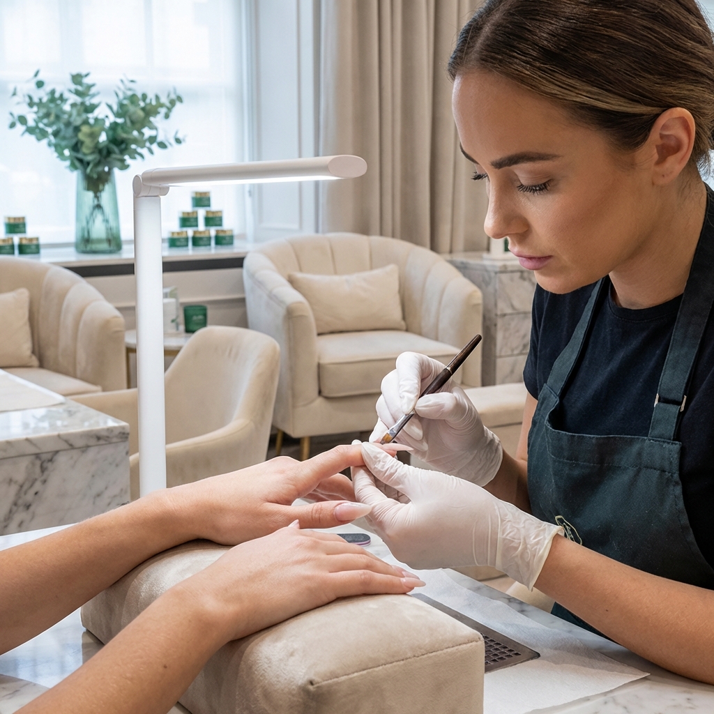 Acrylic nail extensions